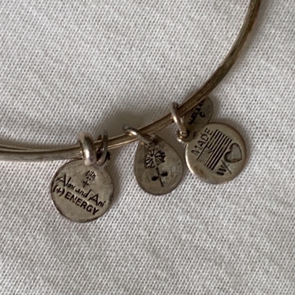Two Alex & Ani silver Bangle bracelet Bracelets Energy Crystal and Starfish - Picture 8 of 10